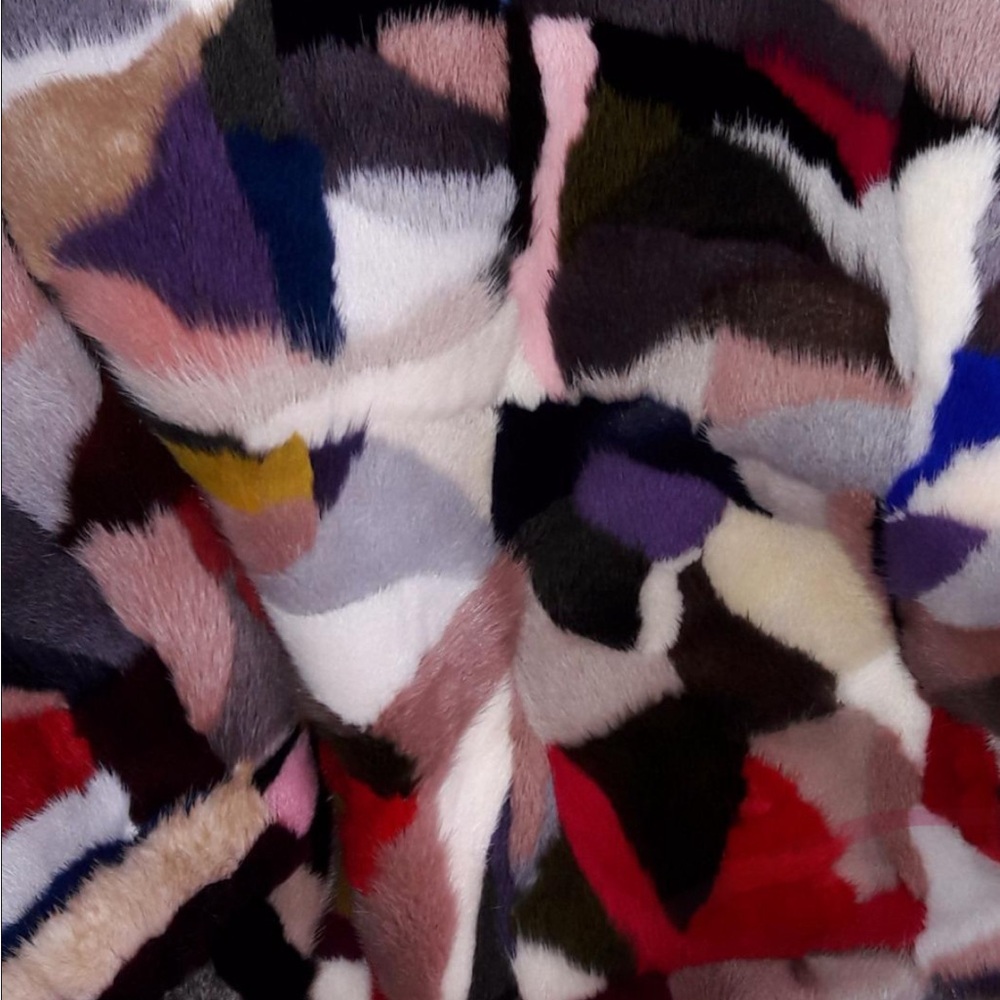 Multicolor Patchwork Women's Jacket - image 6